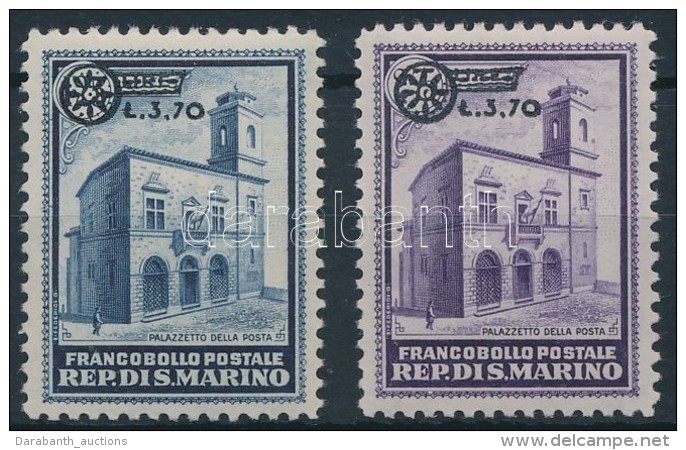 * 1934 Forgalmi Mi 206-207 Alig Látható Falcnyommal / Almost Invisible Hinge Remainder - Sonstige & Ohne Zuordnung