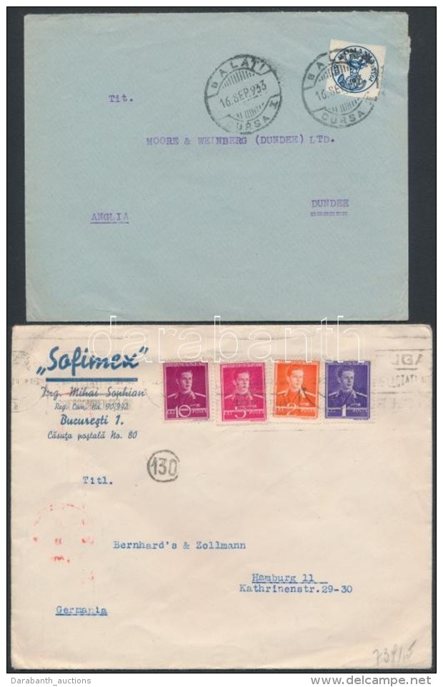 Romania 1932-1936 11 Db Küldemény Külföldre Küldve / 11 Covers, Postcards To Foreign... - Sonstige & Ohne Zuordnung