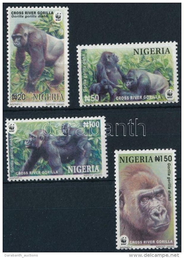 ** 2008 WWF: Gorilla Sor Mi 808-811 - Sonstige & Ohne Zuordnung