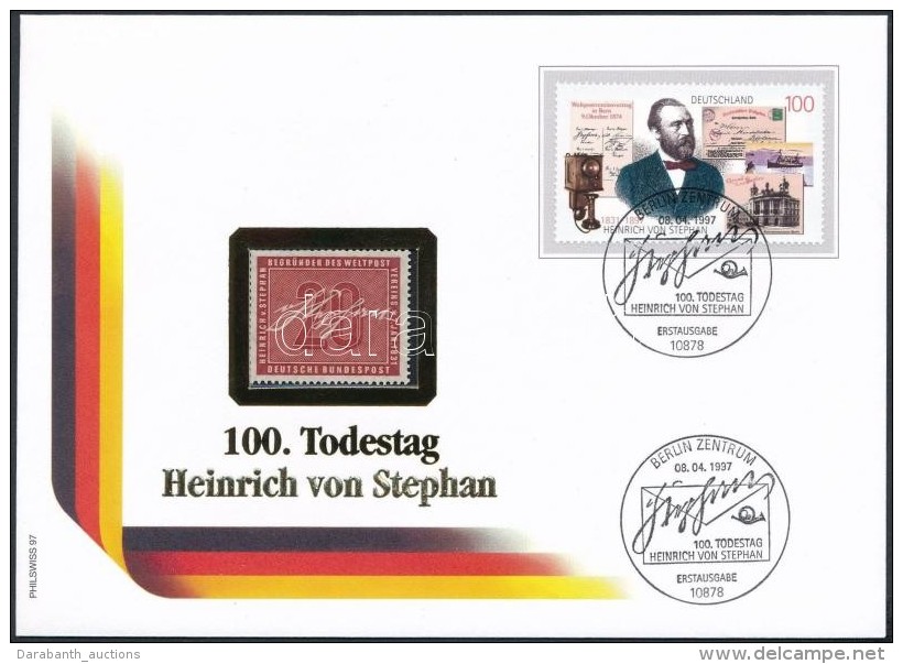 ** 1997 Heinrich V. Stephan Mi 1912 Ablakos FDC, Benne Mi 227** Postatiszta Bélyeg - Sonstige & Ohne Zuordnung