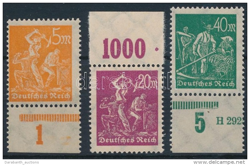 ** 1922 Mi 238 Z, 241 Z, 244 Az Signed: Winkler, Infla Berlin - Sonstige & Ohne Zuordnung