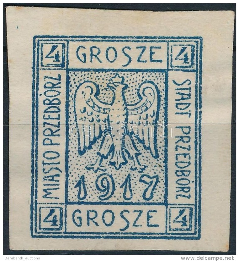 (*) Przedbórz 1917 Vágott Mi 2B - Sonstige & Ohne Zuordnung