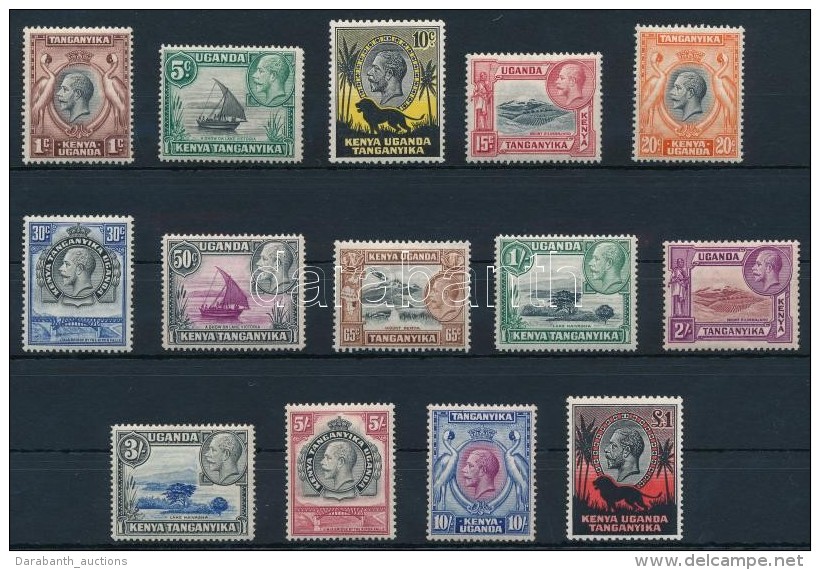 ** * 1935 Forgalmi Sor Mi 31-44 (Mi 40-44 Falcos / Hinged) - Sonstige & Ohne Zuordnung