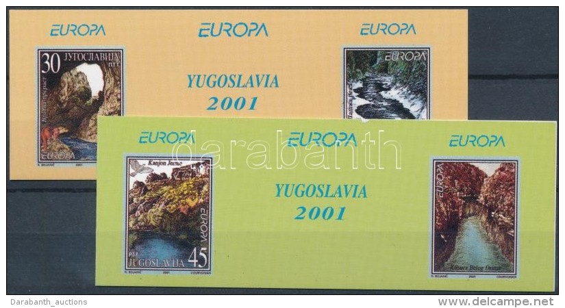 ** 2001 Europa CEPT, ÉltetÅ‘ Víz 2 Db Klf Bélyegfüzet Mi 3031-3032 - Sonstige & Ohne Zuordnung