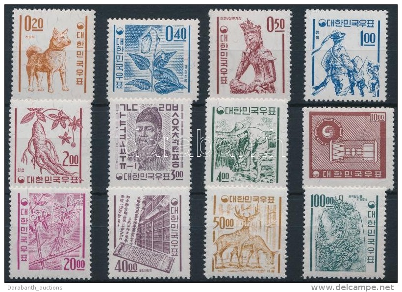 ** 1963 Szimbólumok Sor Mi 381-392 (Mi EUR 360.-) - Sonstige & Ohne Zuordnung