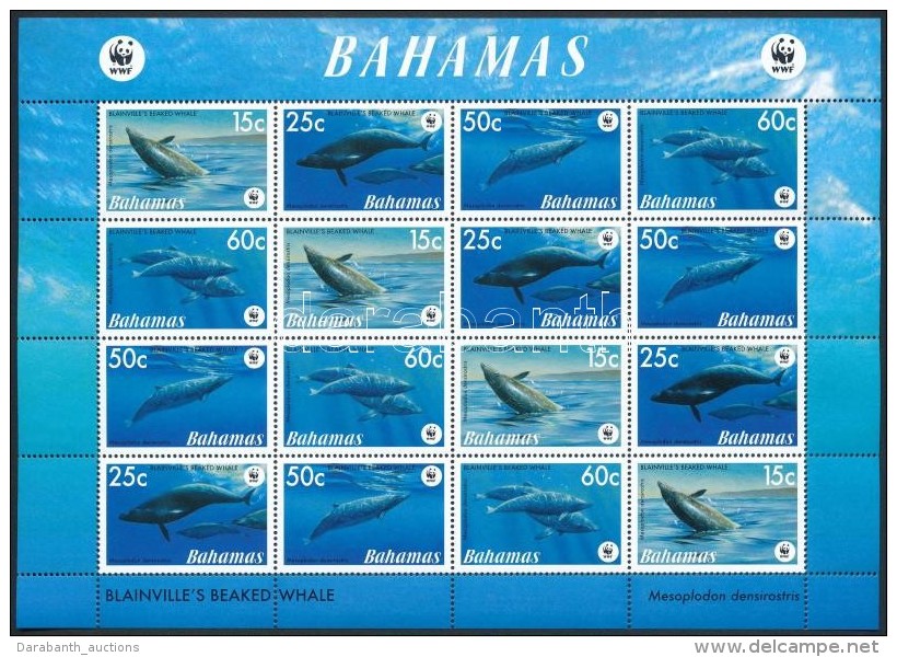 ** 2007 WWF: Bálnák Kisív Mi 1281-1284 - Sonstige & Ohne Zuordnung