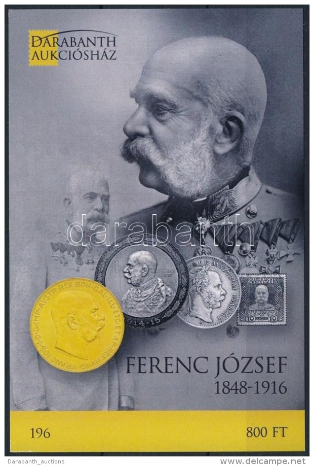 ** 2016 Ferenc József 1848-1916 Emlékív (ssz.: 196) - Sonstige & Ohne Zuordnung