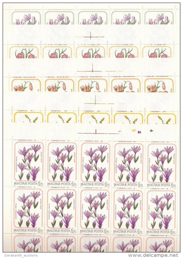 ** 1985 Liliomfélék Sor Teljes ívekben - Sonstige & Ohne Zuordnung