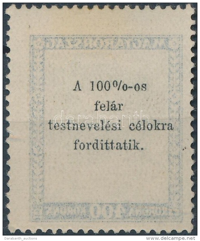 ** 1925 Sport 400K A Keret Gépszínátnyomatával / Mi 406 With Machine Offset Of The... - Sonstige & Ohne Zuordnung