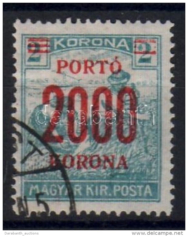 O 1921/25 KisegítÅ‘ Portó 2000K/2K A Jobb Oldalon 3 Helyett 2 Takaró Vonal - Sonstige & Ohne Zuordnung