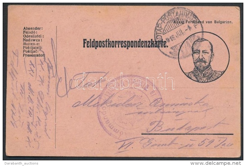 1916 Tábori Posta Képeslap / Field Postcard 'KOMMANDO In Wladimir-Wolynski' + 'HP 171' - Sonstige & Ohne Zuordnung