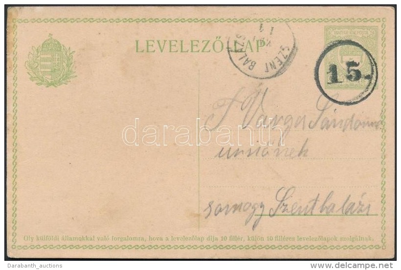 1914 NémabélyegzÅ‘s Díjjegyes LevelezÅ‘lap - Other & Unclassified