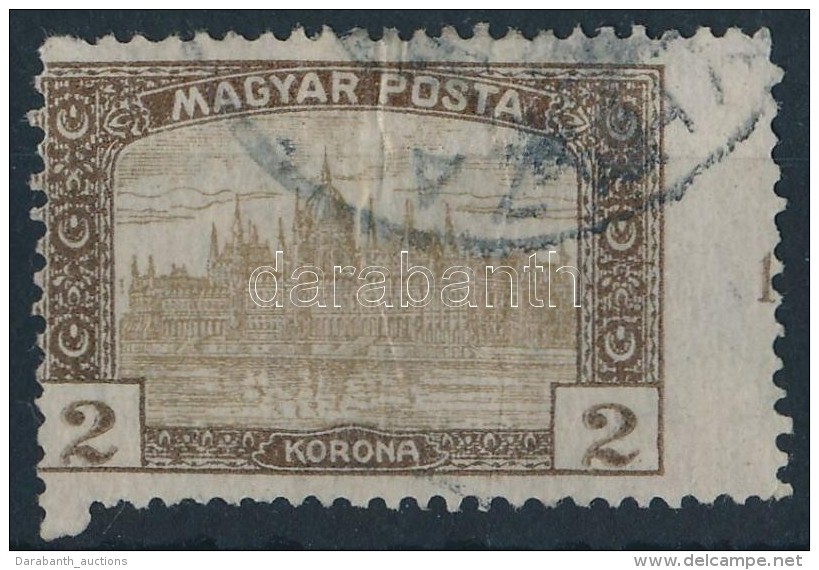 O 1919 Magyar Posta 2K Elfogazva - Sonstige & Ohne Zuordnung