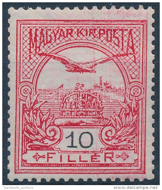 * 1909 Turul 10f FestékelkenÅ‘déssel, Halvány Gépszínátnyomattal - Sonstige & Ohne Zuordnung