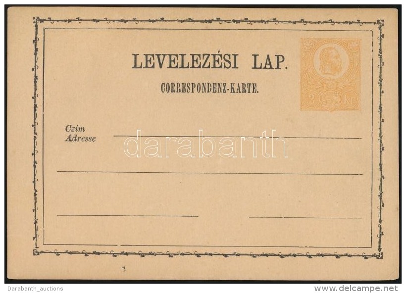 1878 Díjjegyes LevelezÅ‘lap újnyomat (10.000) - Sonstige & Ohne Zuordnung