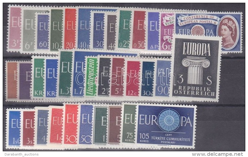 ** Europa CEPT 1960 Teljes évfolyam - Andere & Zonder Classificatie