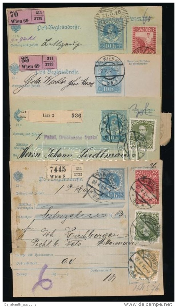Ausztria 13 Db Csomagszállító Az 1910-es évekbÅ‘l - Sonstige & Ohne Zuordnung