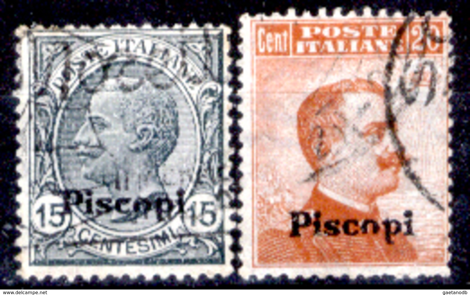 Italia-F01240b - Egeo - Piscopi 1921-22: Sassone N. 10,11 (o) Used - Privo Di Difetti Occulti - Egée (Piscopi)