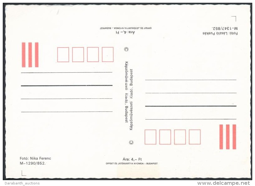 1985 ÜdvözlÅ‘lap Virágcsokorral, Nyomdahibás: Címzés Rész... - Sonstige & Ohne Zuordnung