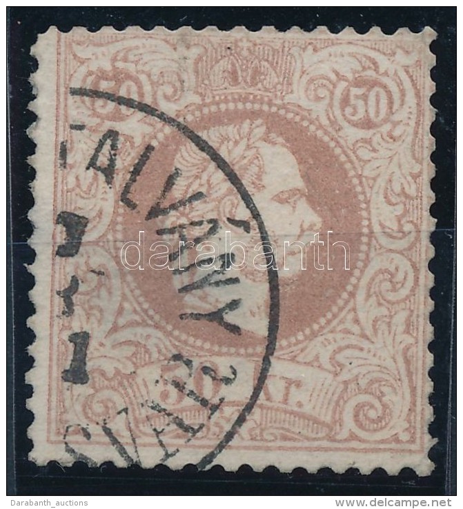 O 1867 50kr '(PÉNZU)TALVÁNY / (KOLOZ)SVÁR' (kis Papírelvékonyodás / Thin... - Other & Unclassified