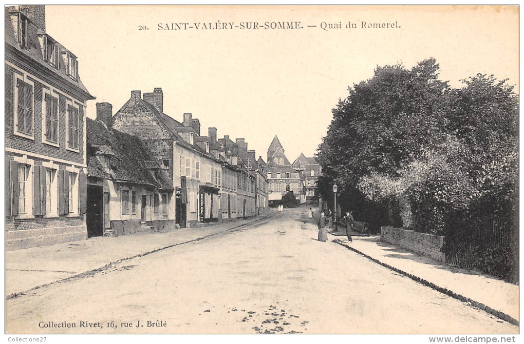 80-SAINT-VALERY-SUR-SOMME- QUAI ROMEREL- - Saint Valery Sur Somme