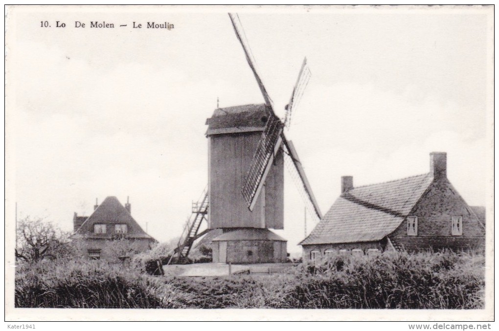 Molen -   Lo De Molen Le Moulin   Nr 10   Uitgave Dupont - Lo-Reninge