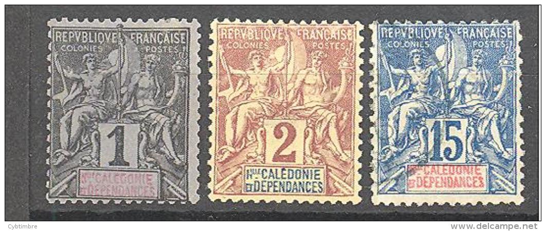 Nouvelle Caledonie: Yvert N°41/42(*)-46°; Cote 8.50€ - Nuevos