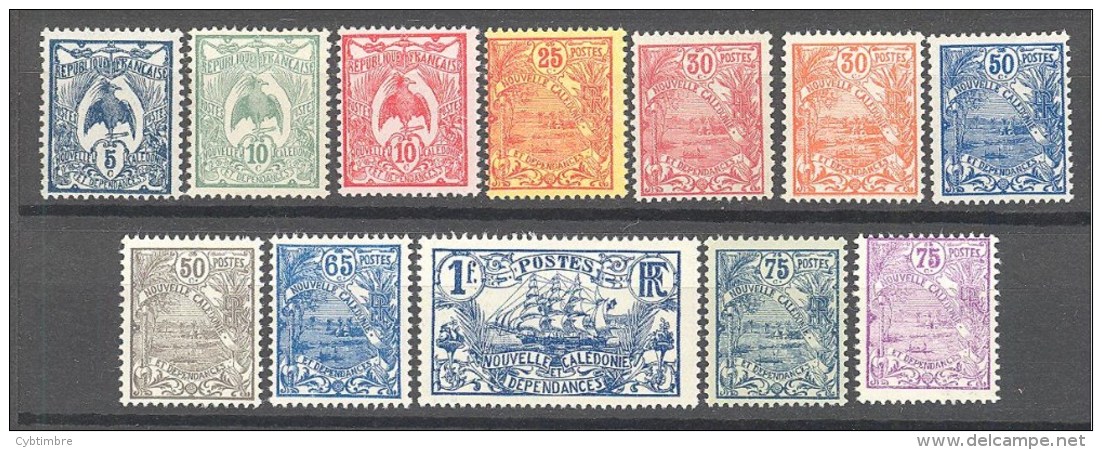 Nouvelle Caledonie: Yvert N°114/126**; Cote 18.00€ - Unused Stamps