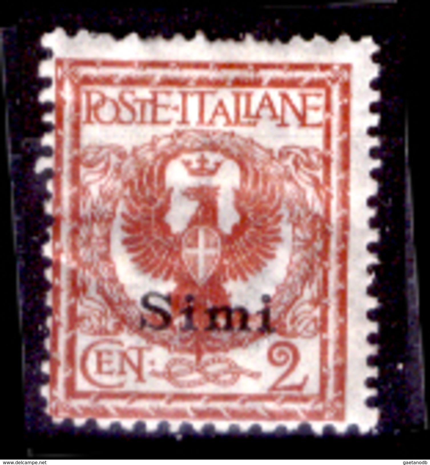 Italia-F01254 - Egeo - Simi 1912: Sassone N. 1 (+) Hinged - Privo Di Difetti Occulti - Ägäis (Simi)