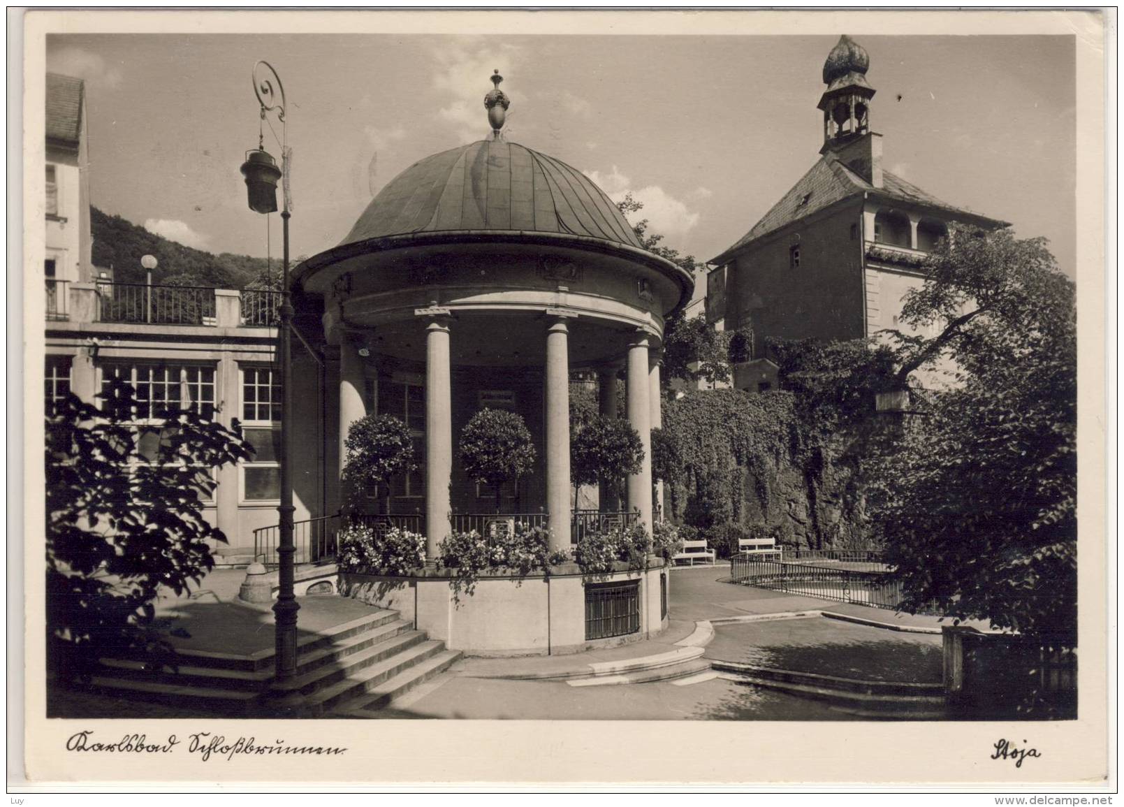 KARLSBAD -  Schloßbrunnen,   Edit. Stoja - Sudeten