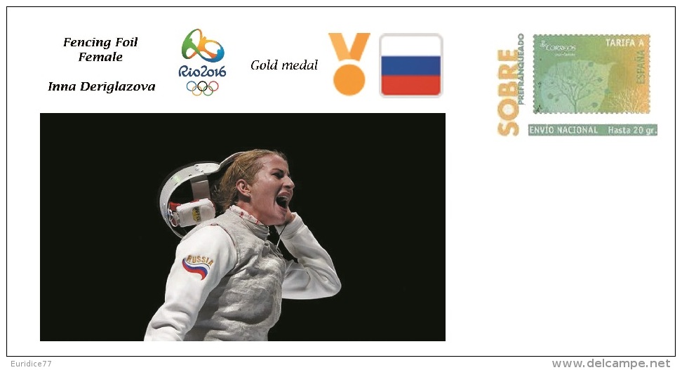 Spain 2016 - Olympic Games Rio 2016 - Gold Medal Fencing Female Russia Cover - Otros & Sin Clasificación