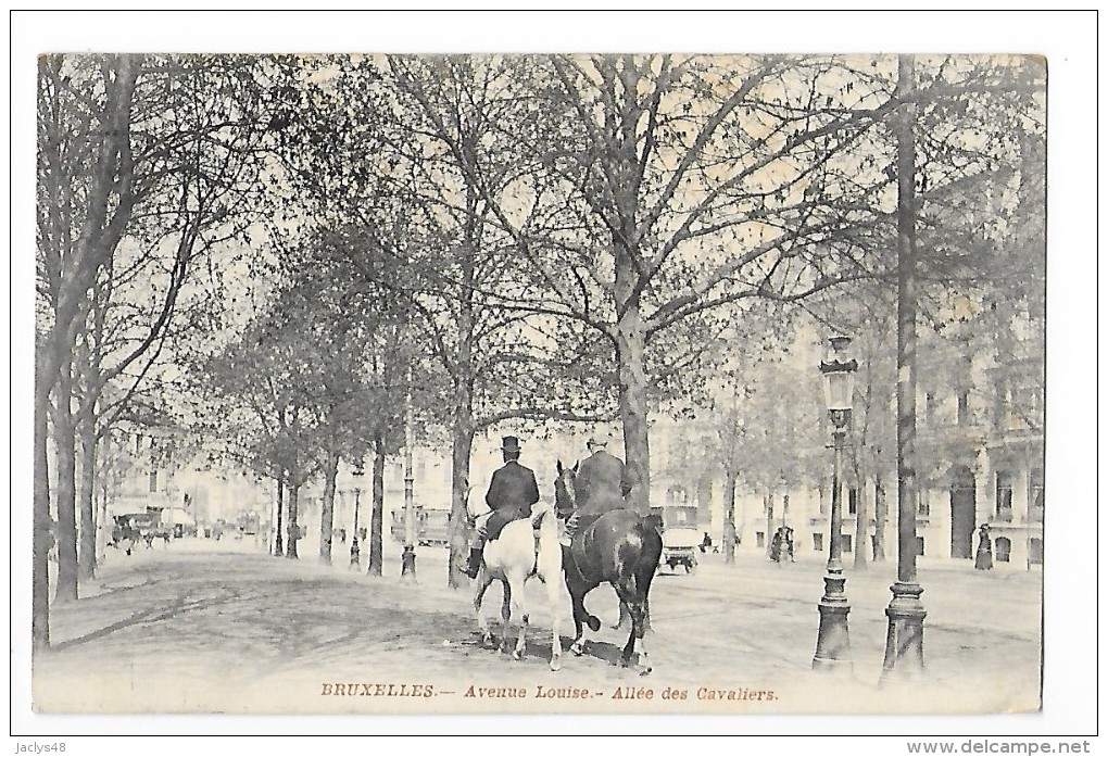 BRUXELLES  - Avenue Louise - Allée Des Cavaliers -     - L 1 - Enseignement, Ecoles Et Universités