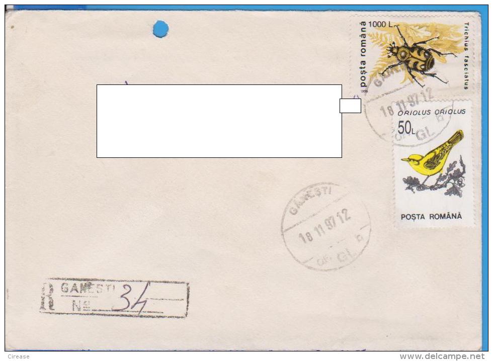 REGISTERED LETTER  ROMANIA COVER - Autres & Non Classés