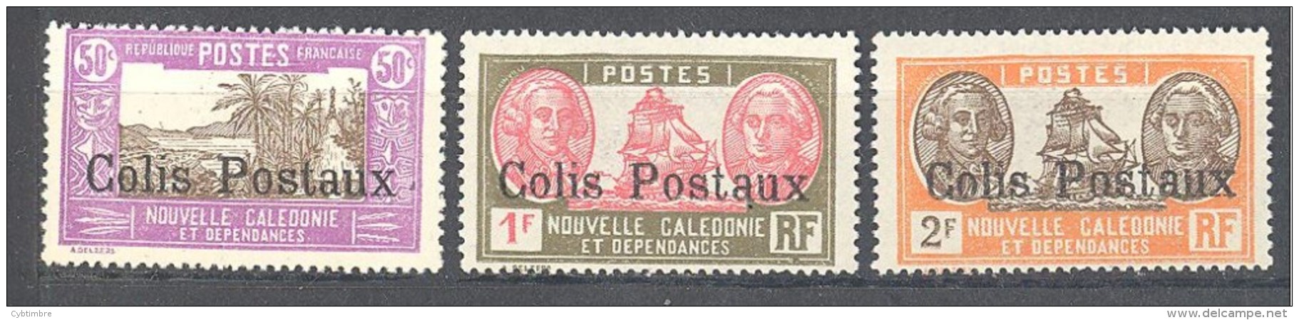 Nouvelle Caledonie: Yvert N°Colis Postaux4/6(*); Cote 6.00€ - Blokken & Velletjes