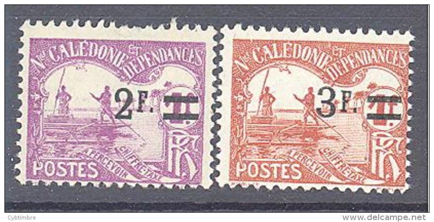 Nouvelle Caledonie: Yvert N°Taxe 24/25*; Cote 15.00€ - Segnatasse