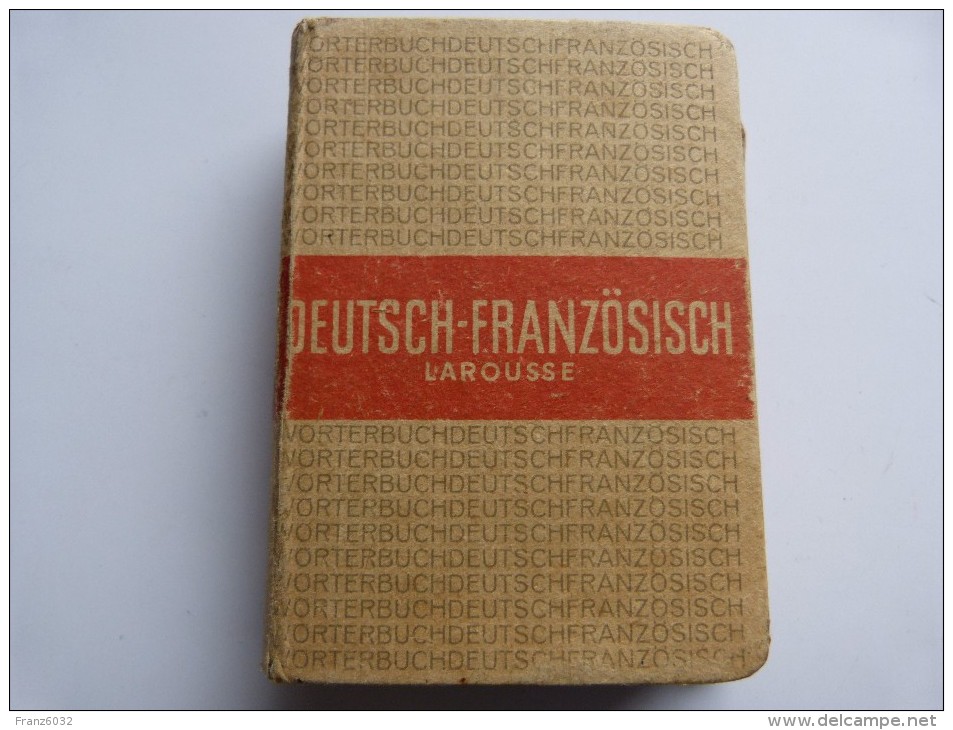 Dictionnaire Francais-allemand, Deutsch - Französisches Wörterbuch (in Einem Buch) - Dizionari