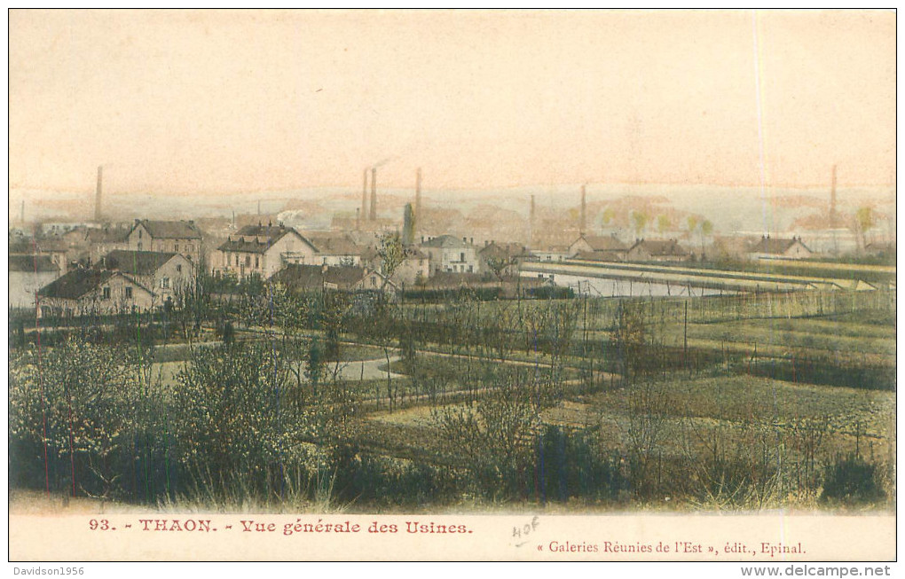 Cpa  -   Thaon Les Vosges - Vue Générale Des Usines                                  T515 - Thaon Les Vosges