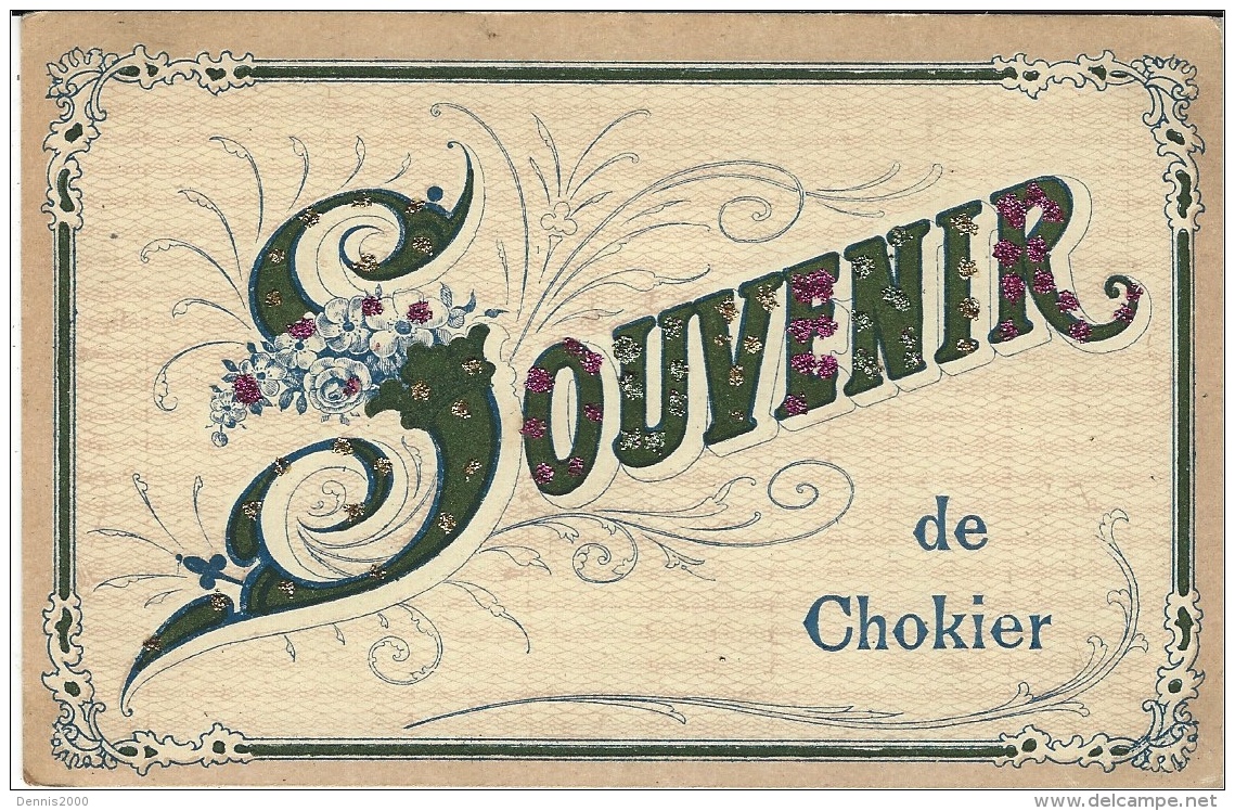 CHOKIER - Souvenir De CHOKIER -colorisée  -ed. V.P.F. - Flémalle