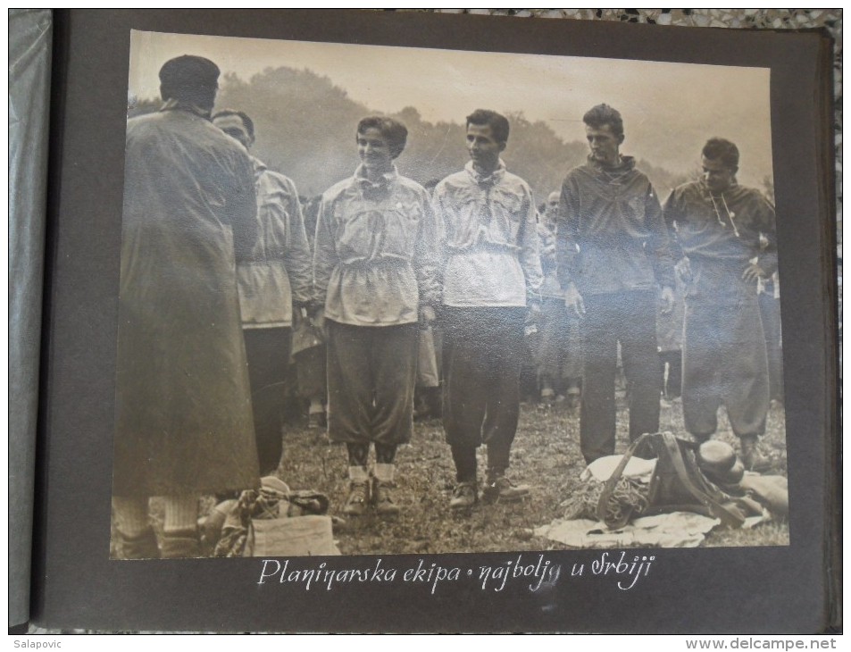 PARTIZAN BEOGRAD, ALBUM SA ORIGINALNIM FOTOGRAFIJAMA 1945 - 1955  RRARE