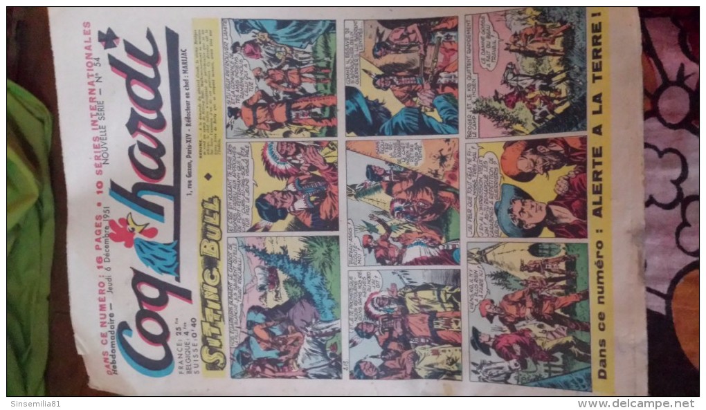 Coq Hardi N° 54 , 6 Décembre 1951 - Fortsetzungen