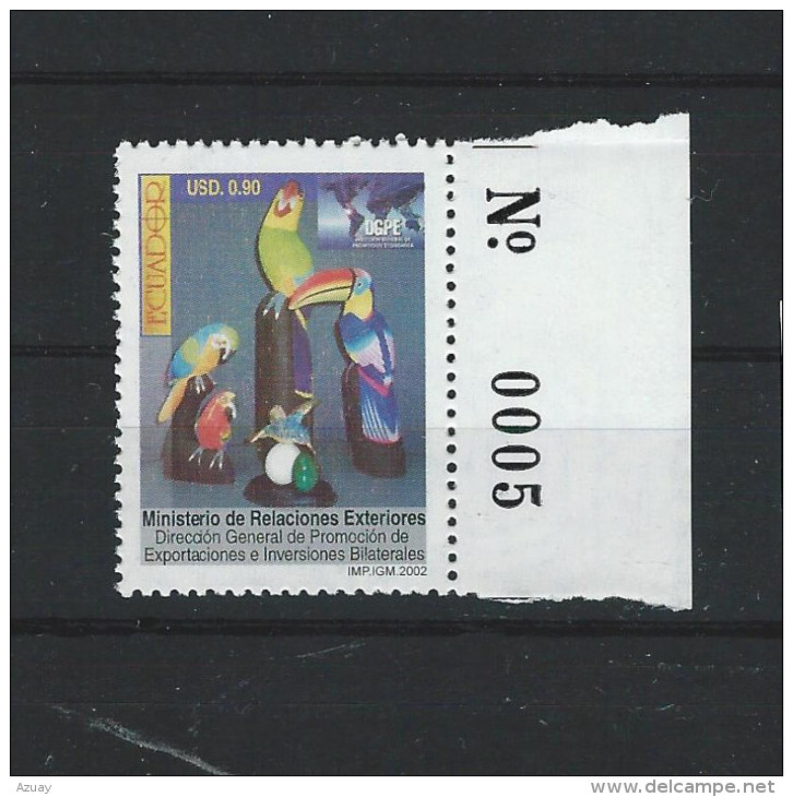 EC - 2002 - 2668 - PAPAGEIEN -   - POSTFRISCH - MNH - Equateur