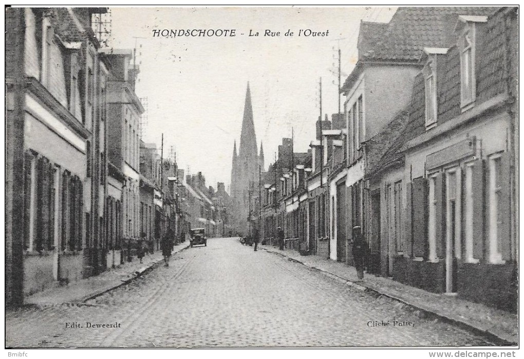 HONDCHOOTE - La Rue De L'Ouest - Hondshoote