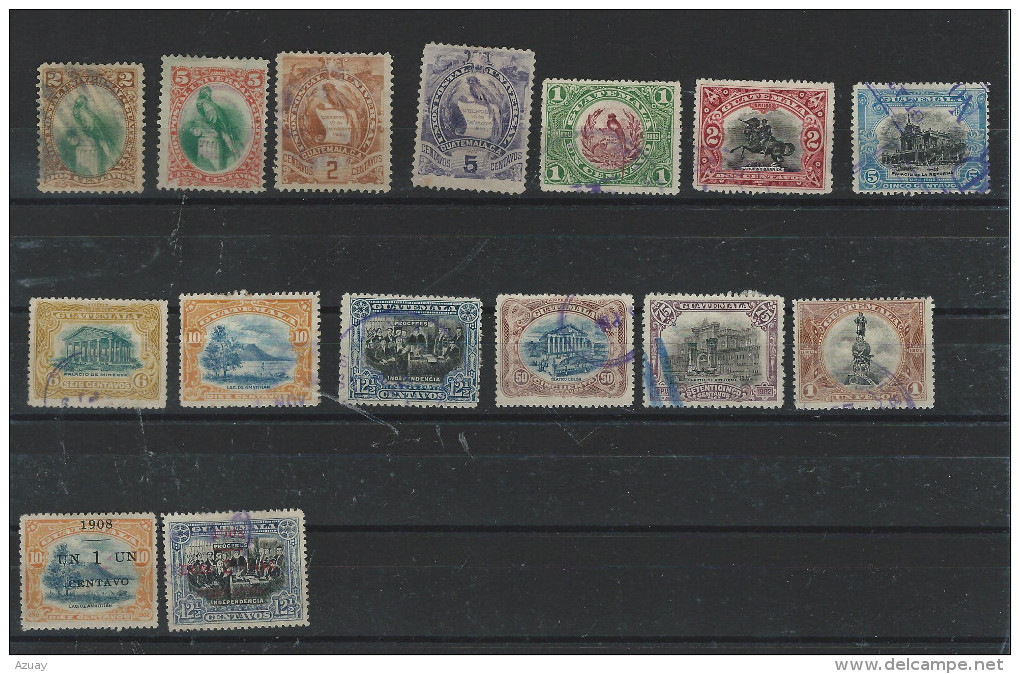 GT - GUATEMALA - LOT USED - GESTEMPELT - Guatemala