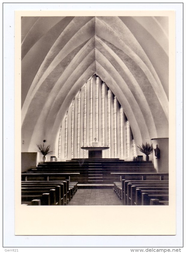 5253 LINDLAR - FRIELINGSDORF, Pfarrkirche Z. Hl. Apollinaris, Architekt: Böhm-Köln - Lindlar