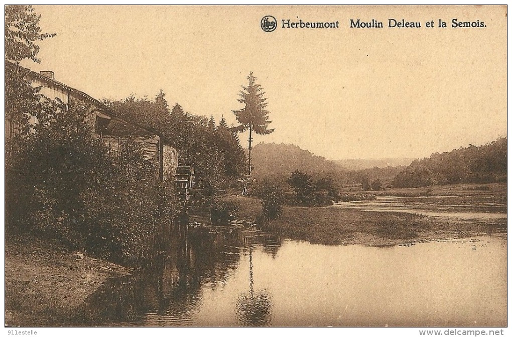 Belgique HERBEUMONT ,  Moulin  DELEAU  Et La Semois - Herbeumont