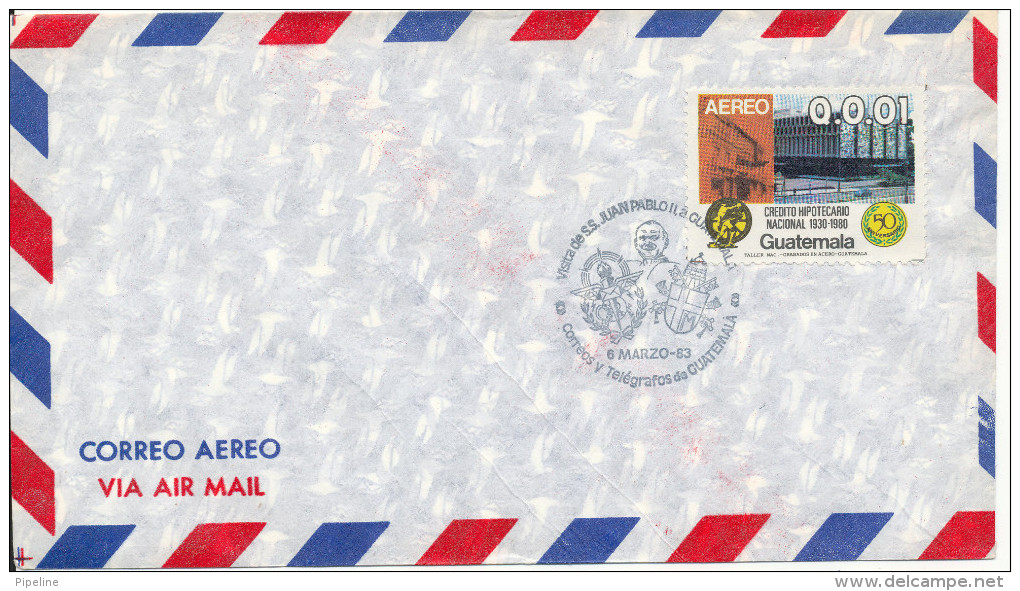 Guatemala Air Mail Cover With Special Postmark 6-3-1983 - Guatemala