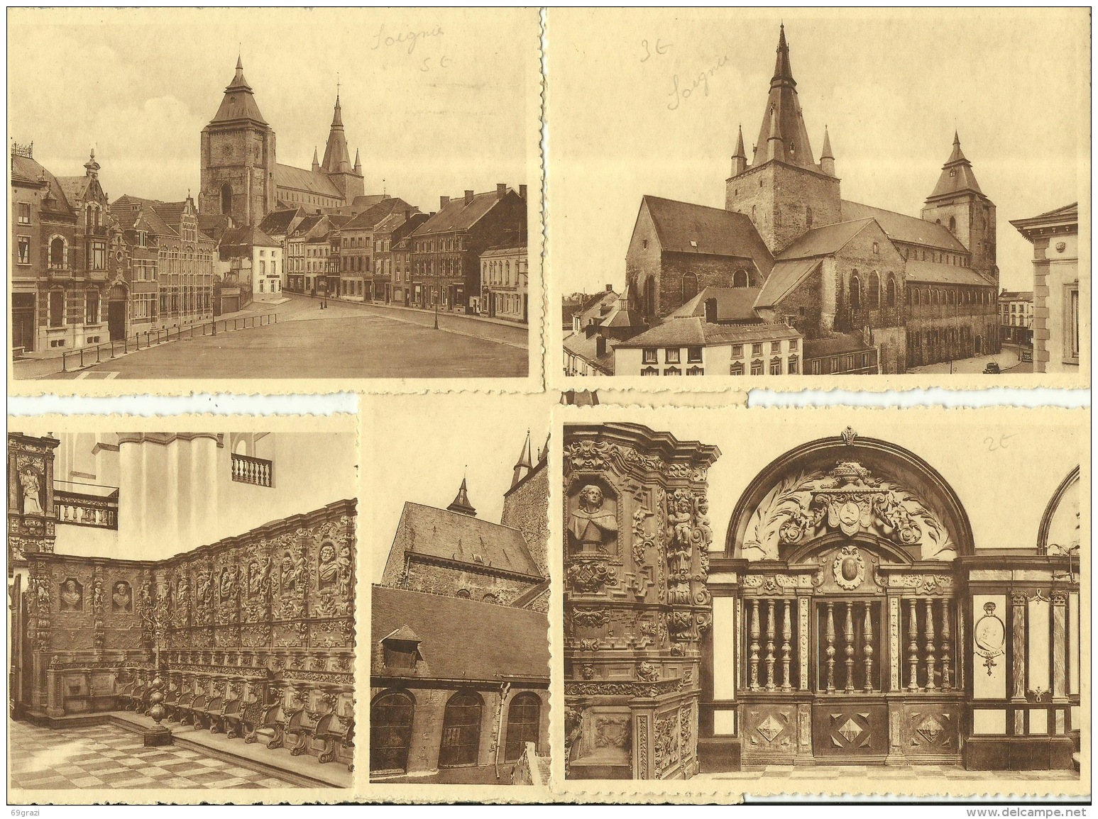 Soignies ( 12 Cartes ) Collégiale St Vincent - Soignies