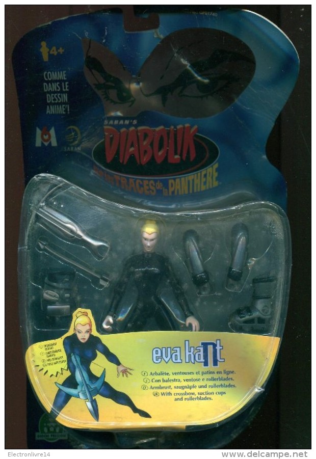 Figurine En Plastique Avec Acessoire Dans Boitier Diabolik Sur Les Traces De La Panthere Ed M6 - Andere & Zonder Classificatie