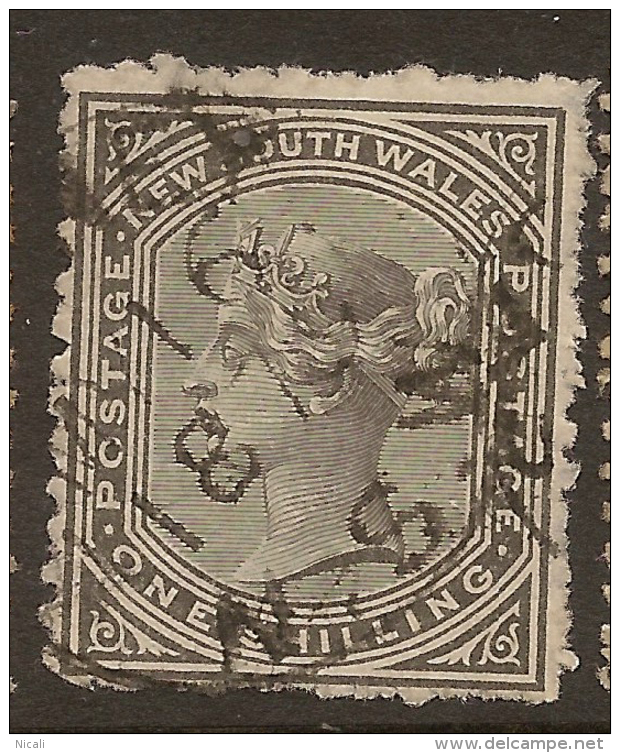 NSW 1871 1/- P13 QV SG 221 U #VI232 - Gebraucht