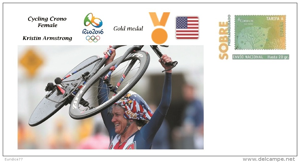 Spain 2016 - Olympic Games Rio 2016 - Gold Medal Cycling Female USA Cover - Otros & Sin Clasificación